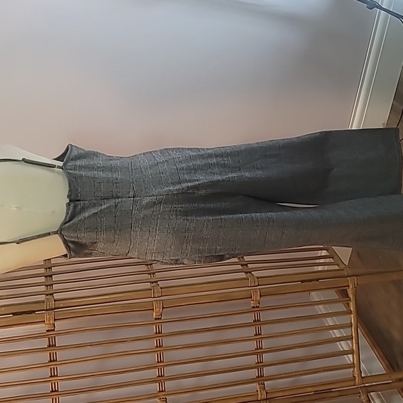 Wild Fable black and white checkered plaid jumpsuit romper wide leg XXL - Picture 7 of 14